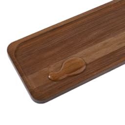 Vanity Trays Bathroom Counter Trays, Bamboo Soap Dispenser Tray Multi Use Bathroom Organizer for Perfume Candle Jewelry