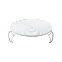 Multifunction Insulated Heating Tray Rack Plastic Kitchen Gadgets Microwave Steaming Rack Kitchen Storage Rack