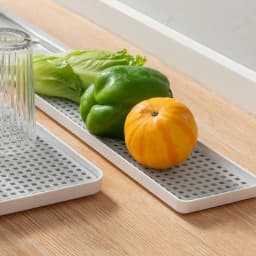 Hot Fruit Dryer Tray Tableware Plastic Dish Drainer Rectangle Double-Layer Tea Tray Kitchen Organizer