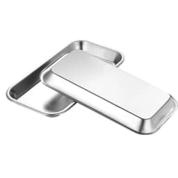 1/2/5pcs Stainless Steel Kitchen Tray Storage Tray Dental Medical Tool Nail Tattoo Dental Medical Tray Dish Jewelry Storage