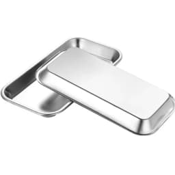 1/2/5pcs Stainless Steel Kitchen Tray Storage Tray Dental Medical Tool Nail Tattoo Dental Medical Tray Dish Jewelry Storage