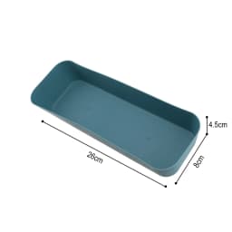 Dark Blue Pink Light Blue Large Capacity Storage Storage Box Small Box Plastic Material Clearer Classification Kitchen Drawer