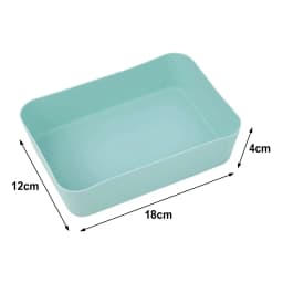 Dark Blue Pink Light Blue Large Capacity Storage Storage Box Small Box Plastic Material Clearer Classification Kitchen Drawer