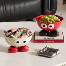 Uforu Food Grade Fruit Bowl Large Capacity Detachable Snack Container Cute Creative Fruit Tray for Kitchen Countertop