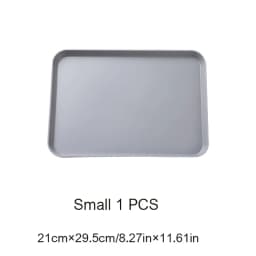 Plastic Serving Trays , Plastic Fast Food Tray , Reusable Rectangular Party Platters for Veggie, Snack, Fruit, Cookies, De