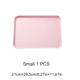 Plastic Serving Trays , Plastic Fast Food Tray , Reusable Rectangular Party Platters for Veggie, Snack, Fruit, Cookies, De
