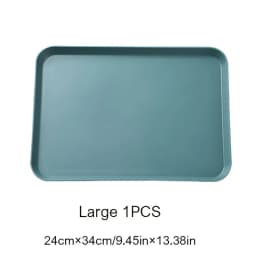 Plastic Serving Trays , Plastic Fast Food Tray , Reusable Rectangular Party Platters for Veggie, Snack, Fruit, Cookies, De