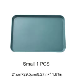 Plastic Serving Trays , Plastic Fast Food Tray , Reusable Rectangular Party Platters for Veggie, Snack, Fruit, Cookies, De
