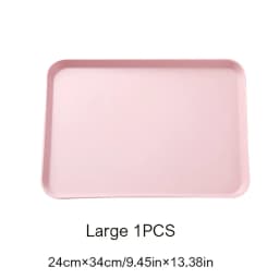 Plastic Serving Trays , Plastic Fast Food Tray , Reusable Rectangular Party Platters for Veggie, Snack, Fruit, Cookies, De