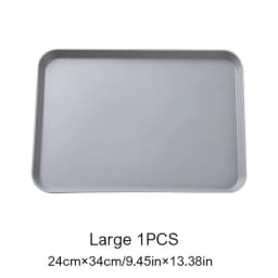 Plastic Serving Trays , Plastic Fast Food Tray , Reusable Rectangular Party Platters for Veggie, Snack, Fruit, Cookies, De