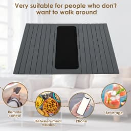 Wood Sofa Arm Tray Sofa Tray in Folding Design Sturdy and Robust Sofa Tray Convenient Sofa Tray for Storage Sofa Tray Home