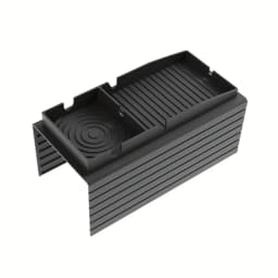 Couch Cup Holder Tray, Integrated Couch Arm Trays, Silicone Chair Clip on Tray, Armrest Tray for Snacks, Remote and Phones