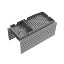 Couch Cup Holder Tray, Integrated Couch Arm Trays, Silicone Chair Clip on Tray, Armrest Tray for Snacks, Remote and Phones
