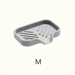 Silicone Kitchen Sink Organizer Tray, 1pc, Non-Food Contact Soap and Sponge Holder, Water-Resistant Countertop Storage Accessory