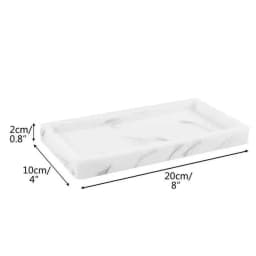 1Pc Dressing Table Decorative Bathroom Tray Organizer Square Silicone Aroma Diffuser Tray Bathroom Tray Soft Jewelry Tray