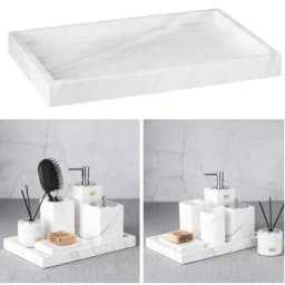 1Pc Dressing Table Decorative Bathroom Tray Organizer Square Silicone Aroma Diffuser Tray Bathroom Tray Soft Jewelry Tray