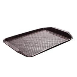 New 43*30cm Tray Plastic Rectangular Food Serving Tray Non-Slip Fast Food Tray
