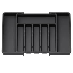 Adjustable Expandable Silverware Drawer Organizer Plastic Tableware Storage Tray for Spoon Fork Knife Kitchen Utensils