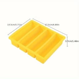 Stackable Silicone Freezer Tray with Lid Durable Storage Container for Soup Broth Sauce Meal Prep
