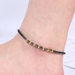 Hematite Weight Loss Anklet Black Gallstone Magnetic Bracelet Therapy Arthritis Pain Relief Health Care Anklets Unisex Jewelry