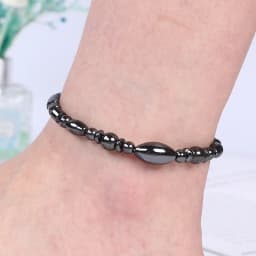 Hematite Weight Loss Anklet Black Gallstone Magnetic Bracelet Therapy Arthritis Pain Relief Health Care Anklets Unisex Jewelry