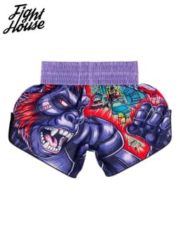 Fight House Rampage Gorilla Muay Thai Shorts Boxing Shorts, Fighting Gym MMA Training Shorts Durable Muay Thai Shorts