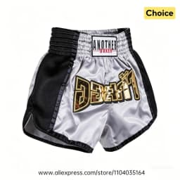 Muay Thai Pants Thai Embroidery Thai Boxing Shorts Men Women Kids Combat Sports Taekwondo Wushu Sanda MMA Kickboxing Fight Gear