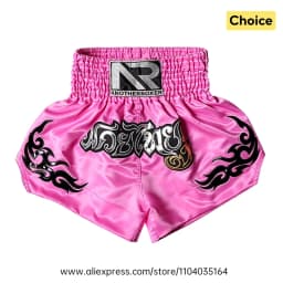 Muay Thai Pants Thai Embroidery Thai Boxing Shorts Men Women Kids Combat Sports Taekwondo Wushu Sanda MMA Kickboxing Fight Gear