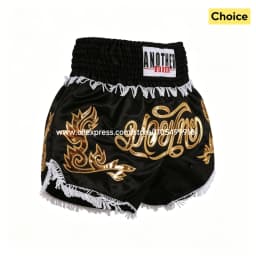 Muay Thai Pants Thai Embroidery Thai Boxing Shorts Men Women Kids Combat Sports Taekwondo Wushu Sanda MMA Kickboxing Fight Gear