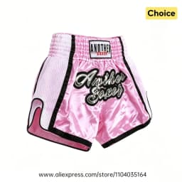 Muay Thai Pants Thai Embroidery Thai Boxing Shorts Men Women Kids Combat Sports Taekwondo Wushu Sanda MMA Kickboxing Fight Gear