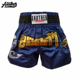 ANOTHER BOXER Muay Thai Shorts Embroidery Satin Men Women Kids Gym Martial Arts MMA Kickboxing Competition Training Shorts