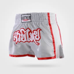 ANOTHERBOXER Muay Thai Shorts, Embroidered Traditional Boxing Pants, Sportswear for Men Women, Breathable Training Kids Shorts