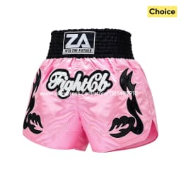 Muay Thai Boxing Shorts Bow Tie Ribbon Satin Elastic Waist Kickboxing Pants Martial Arts MMA Fight Shorts Adult Men Women Kids