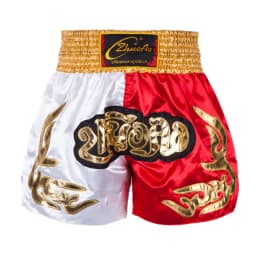 Muay Thai Boxing Shorts Bow Tie Ribbon Satin Elastic Waist Kickboxing Pants Martial Arts MMA Fight Shorts Adult Men Women Kids