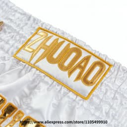 Bow Ribbon Thai Boxing Shorts Women Men Kids Muay Thai Fight Training Shorts MMA Kickboxing Sparring Boxing Competition Pants