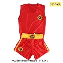 Muay Thai Boxing Shorts Shirt Set Breathable Sanda Wushu Martial Arts Kungfu Clothing MMA Kickboxing Sparring Fighting Uniform