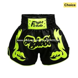 Boxing Shorts Classic Muay Thai Shorts Male Female Boy Girl Martial Arts Sparring Kickboxing Cage Fight Training MMA Pants Green