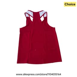 Red Boxing Shorts Shirt Set Muay Thai Shorts Men Women Kids Boy Girl Sanda Wushu Martial Arts Shorts and Sleeveless Singlet Set