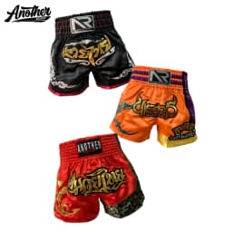 Professional Thai Boxing Shorts for Children Men Women Elastic Waist MMA Boxing Shorts for Sparring, Kickboxing and Martial Arts