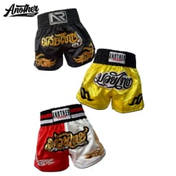 Men’s Short Muay Thai Boxing MMA Shorts, Kids Women Wide Waistband for Fight Trunks for Kickboxing BJJ Sparring Daily Training