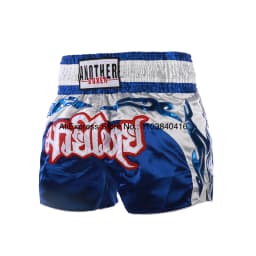 Muay Thai Shorts Boxing Pants Men Women Kids Lightweight Satin Martial Arts Grappling Clothes Kickboxing Cage Fighting Shorts