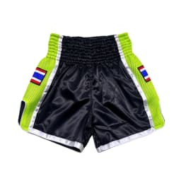 Plain Muay Thai Boxing Shorts Thailand Flag Embroidery Purple Kickboxing Fight Pants Men Women Kids Martial Arts Sparring Trunks