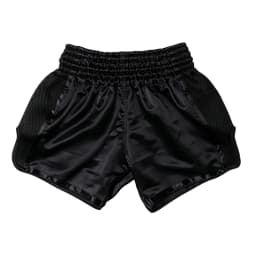 Adult Kids MMA Muay Thai Boxing Shorts Elastic Waist Satin Split Color Fight Shorts Mesh Side Thailand Flag Patch for Kickboxing