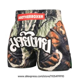 Muay Thai Boxing Shorts Men Women Youth Forest Tree Print Kickboxing Shorts Satin Fight Shorts for Gym Training MMA Sparring