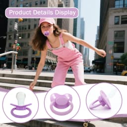 Adult Pacifier Silicone Dummy Nipple Chewing Toy Soother Pacifiers For Autisms High Pressure Work And Restless Nights
