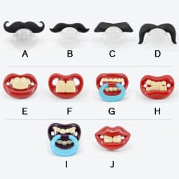 Silicone Funny Nipple Football Pacifier Baby Soother Toddler Orthodontic Nipples Cute Pattern Teether Feeding No Nano Silver
