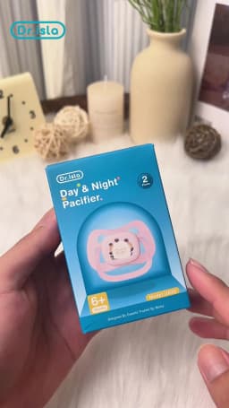 MAMIJOY Baby Pacifier Day & Night 2PCS Food Grade Silicone BPA-Free Glow in Dark with Storage Box for 6+ Month Newborn UA20