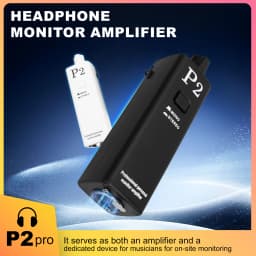 P2 Portable In-Ear Monitor Amplifier, Headphone Amp Na May XLR At TRS Input, 3.5mm Output