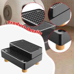 Cat Litter Step Ramp Leakproof Footboard Double Layer Non Slip Removable Pad for Cat Condo and Litter Box for Cats