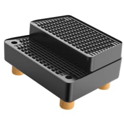 Cat Litter Step Ramp Leakproof Footboard Double Layer Non Slip Removable Pad for Cat Condo and Litter Box for Cats